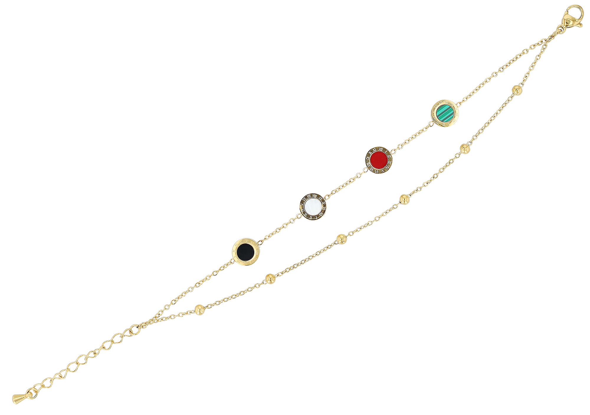 "Daniekje"  Armband aus Edelstahl, goldfarben,16 + 3 cm