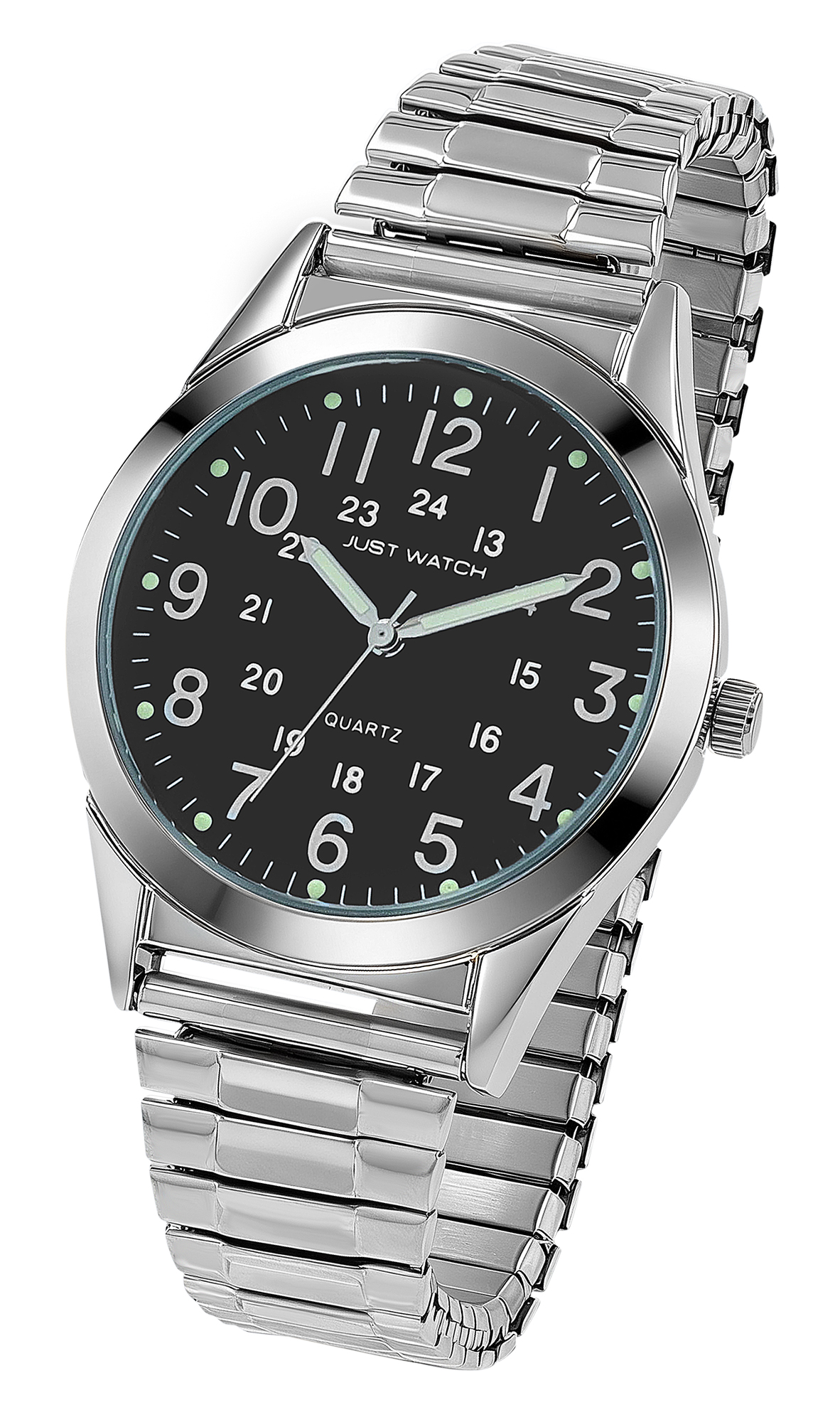 JUST WATCH Herrenuhr "Konstantin"  Edelstahlzugband, Ø 39 mm