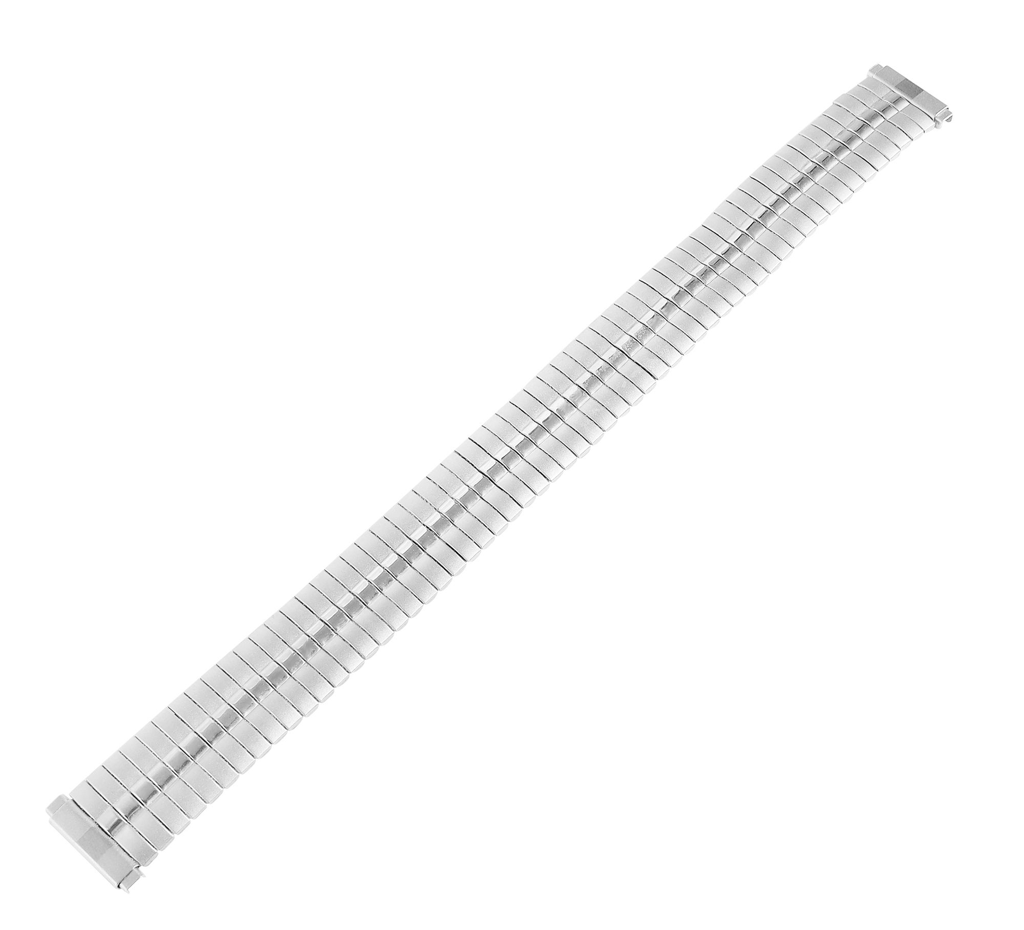 Edelstahl Zugarmband für Uhren, silberfarben, Anstoßbreite flexibel: 10 mm