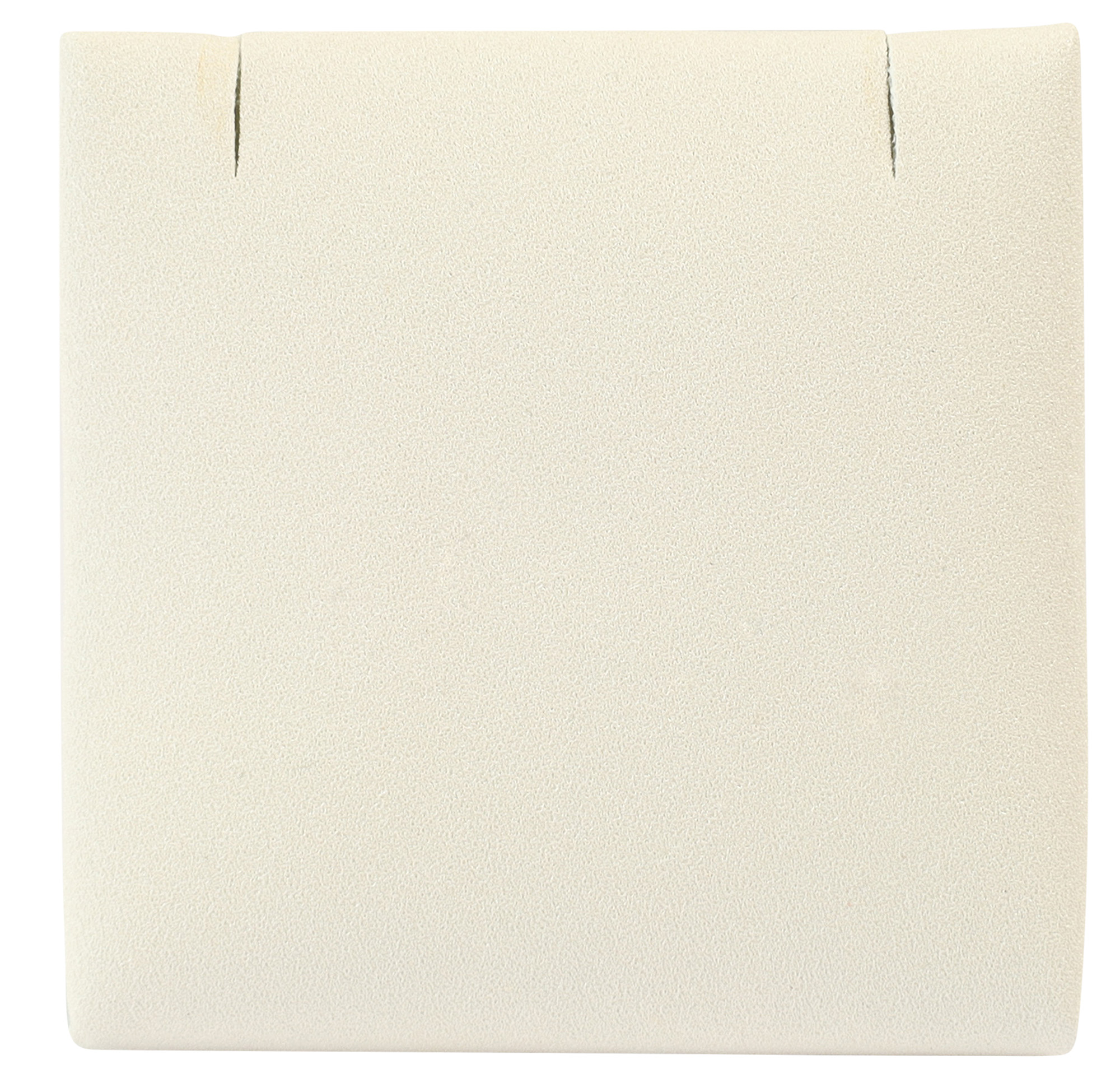 kleiner Aufsteller für Ketten (Dekoserie Soft), PU-bezogen, 4,5 cm, weiß