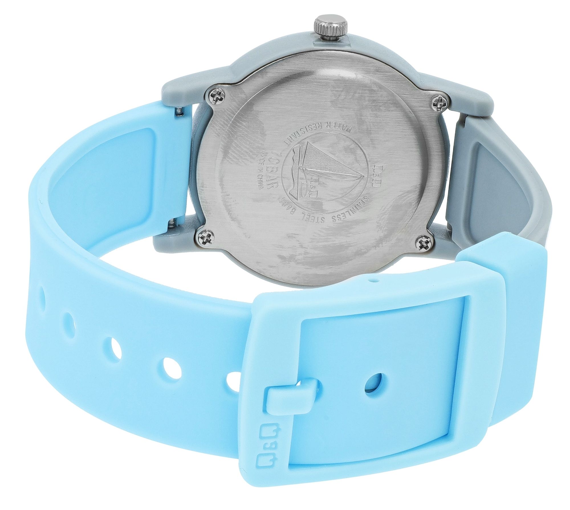 Q&Q Kinderuhr mit Resinarmband, "Wal", 10 ATM