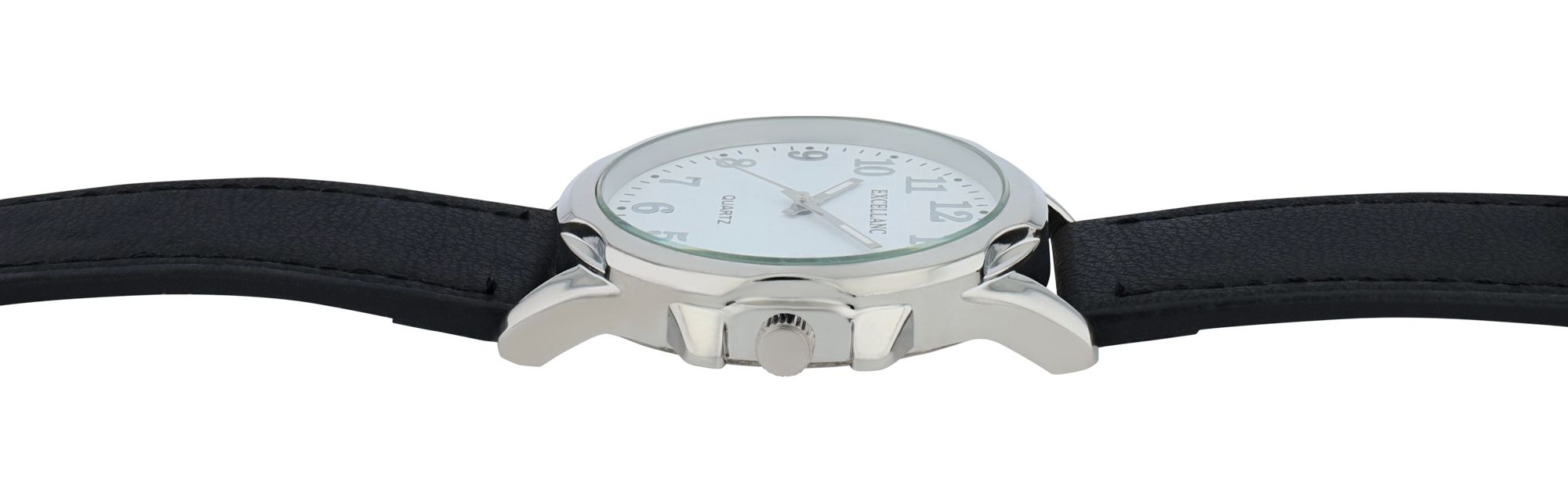 Excellanc Herrenuhr mit Lederimitationsarmband, verschiedene Farben