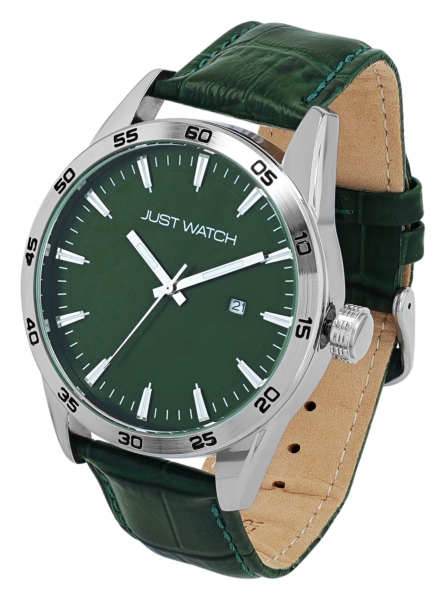 JUST WATCH Herrenuhr "Elrik" mit Echt Lederband