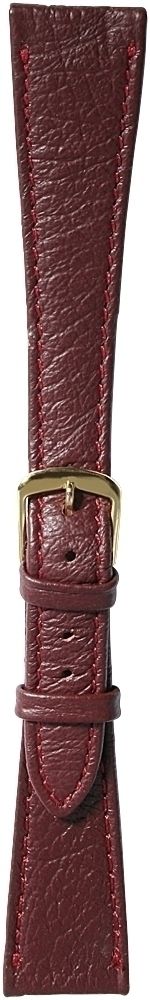 Basic Echtleder Armband in dunkelbraun, glatt, flach, 20 mm