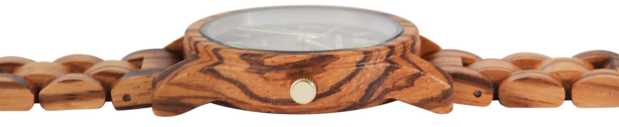Excellanc Unisexarmbanduhr aus Zebraholz