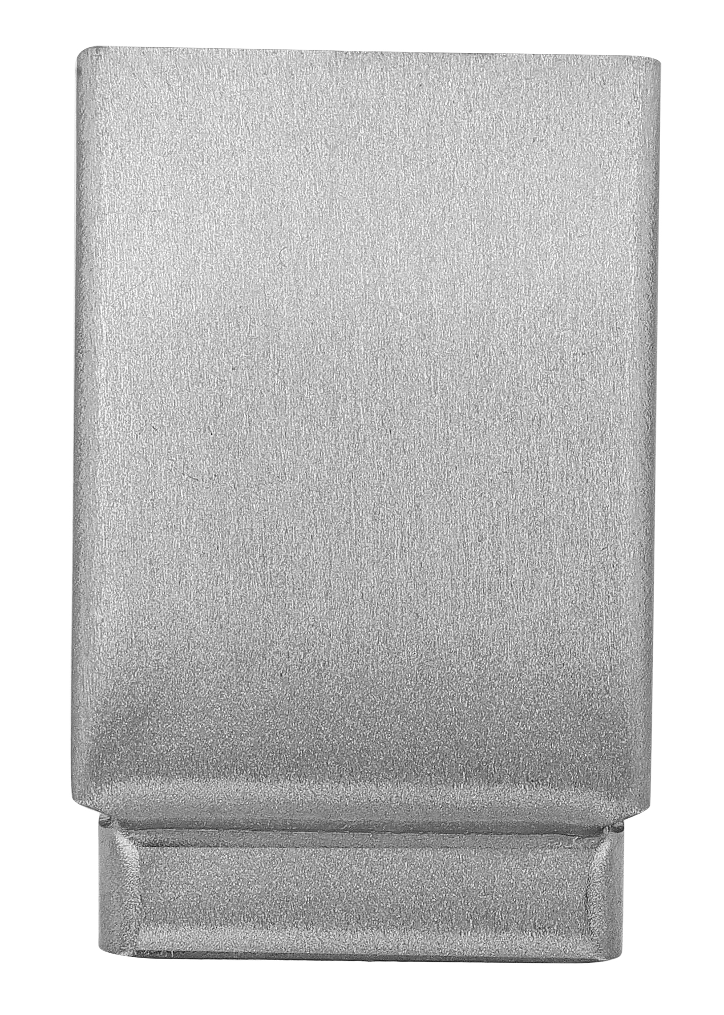 Metal-Verlängerungsglieder für Uhren-Faltschließen (+16 mm) – 12 mm (VE-6), silberfarben gebürstet