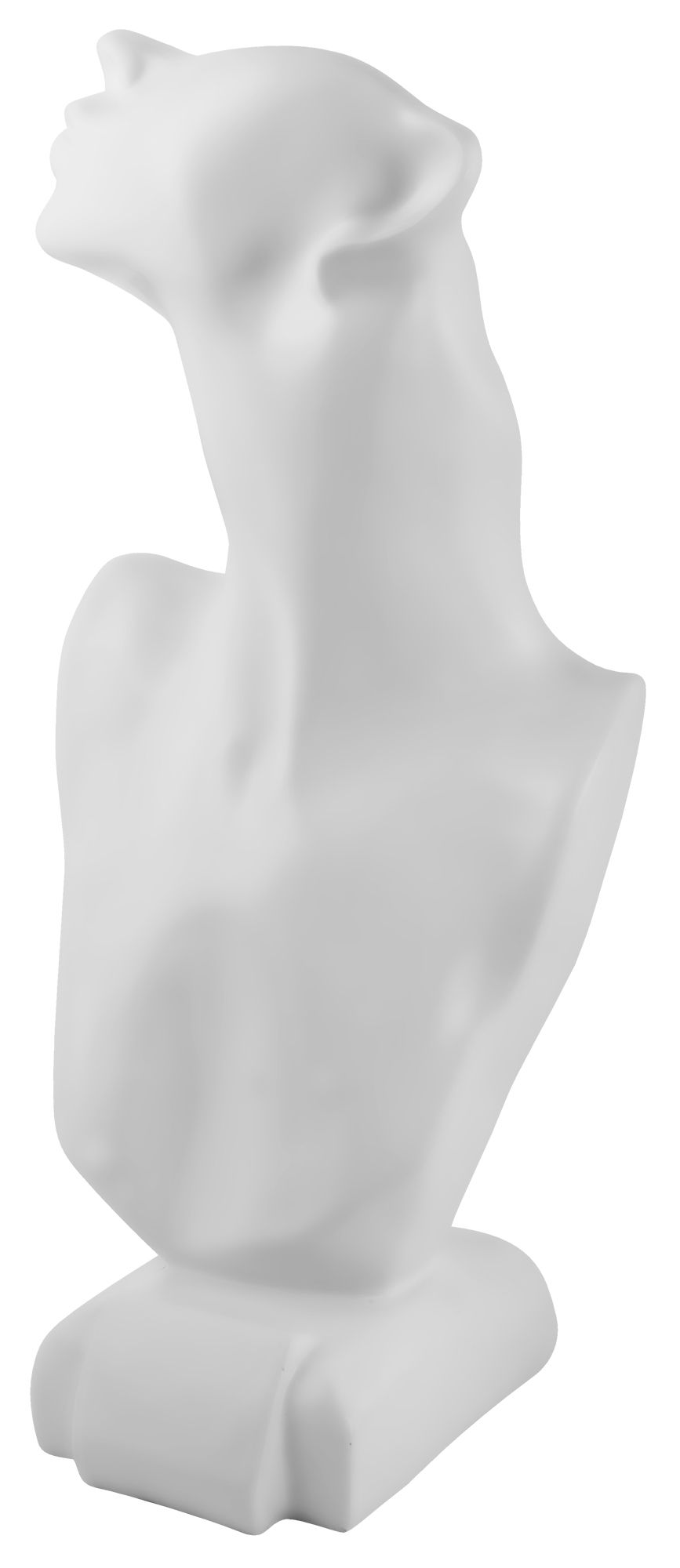 Büste, Kunststoff, weiß, 33 cm x 16 cm x 12,5 cm