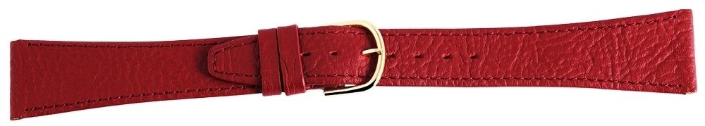 Basic Echtleder Armband in bordeaux rot, genarbt, flach, 20 mm