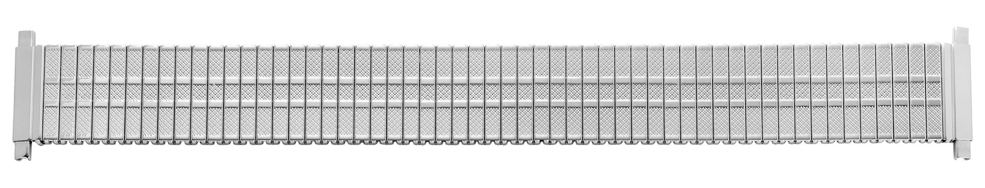 Edelstahl Zugarmband, silberfarben, 18 mm