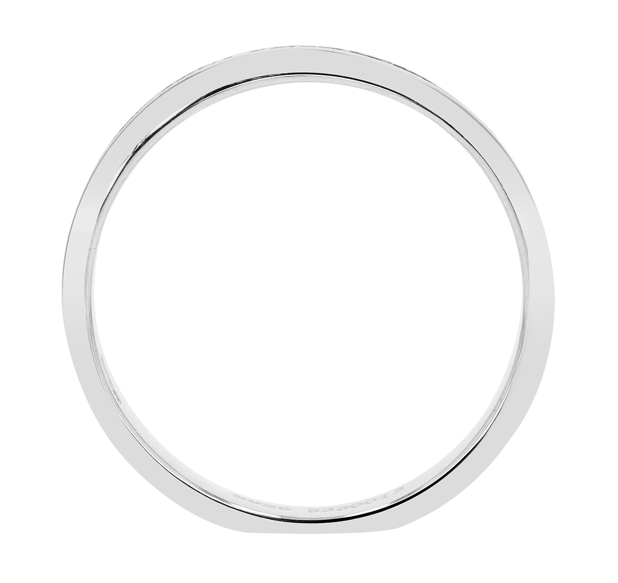 "Gerda" 925 Echt Silber Damen-Ring, Zirkonia 925/rhodiniert, Gr. 52