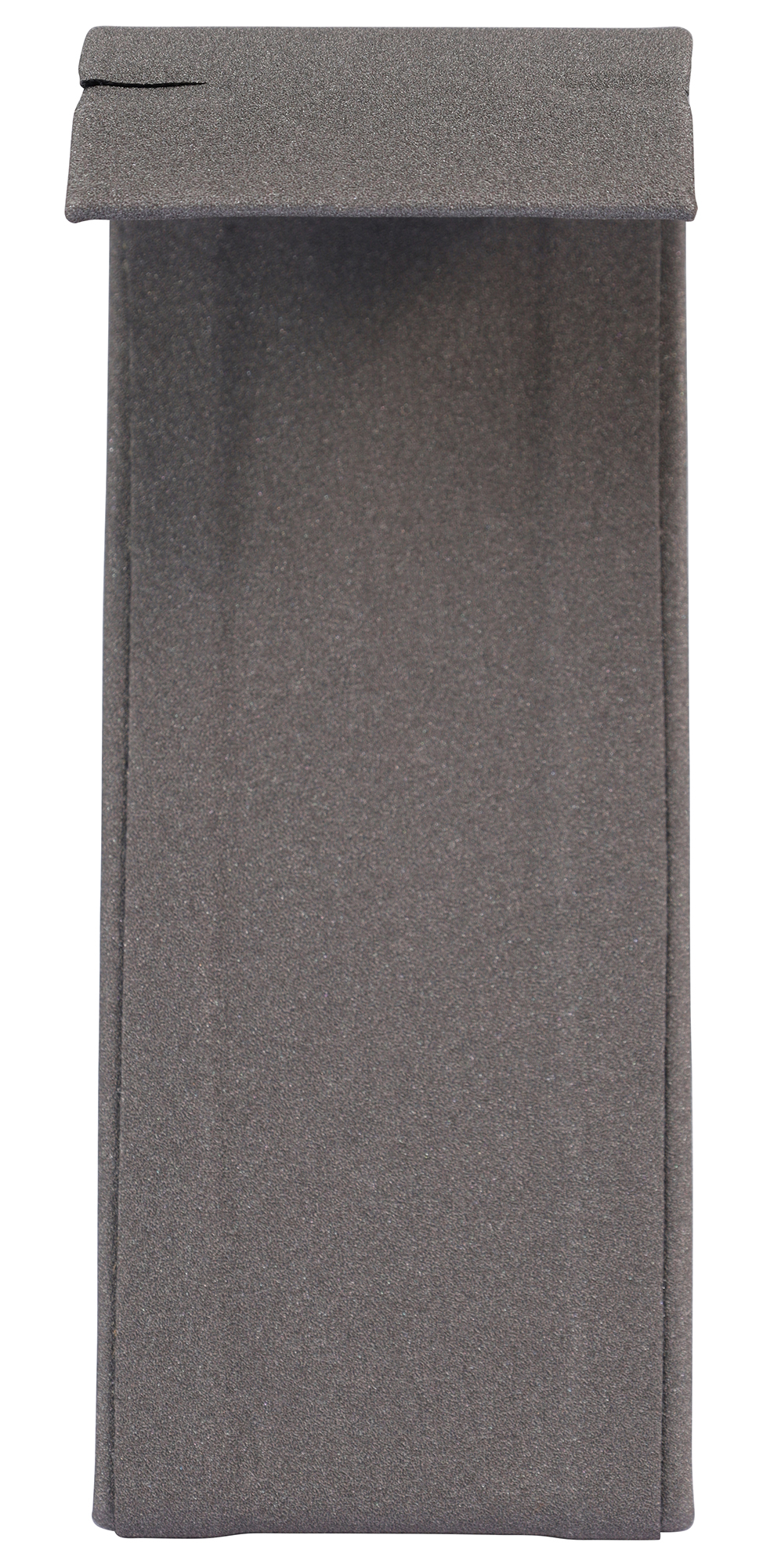 Aufsteller für Ohrhänger/ Creolen, PU-Überzug/ Metall, grau
