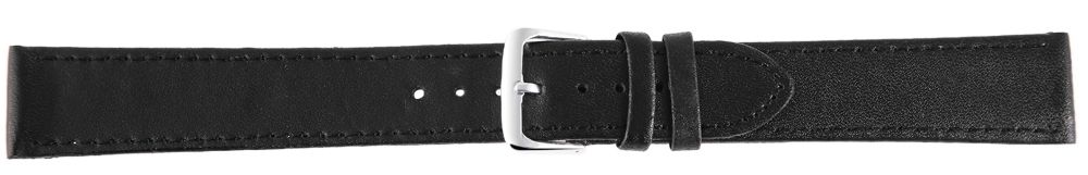 XL Echtleder-Uhrenarmband-Set, VE 6, schwarz, 20 mm