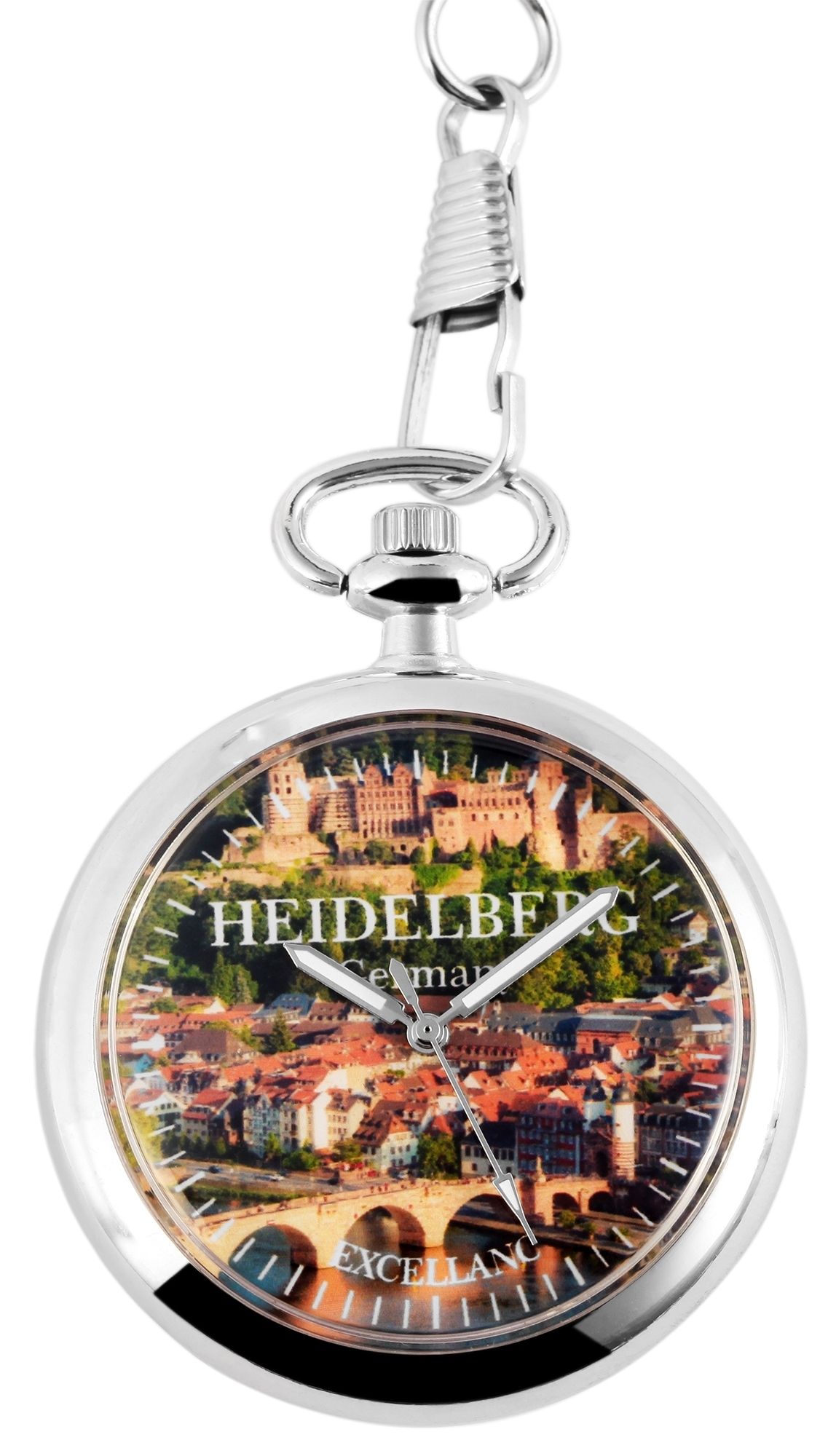 Excellanc Taschenuhr mit Motivzifferblatt HEIDELBERG