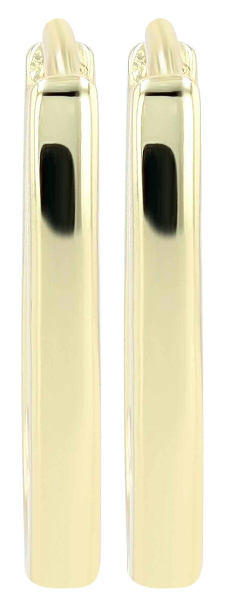 "Avis" 925/- Echt Silber, ovale Creole, vergoldet