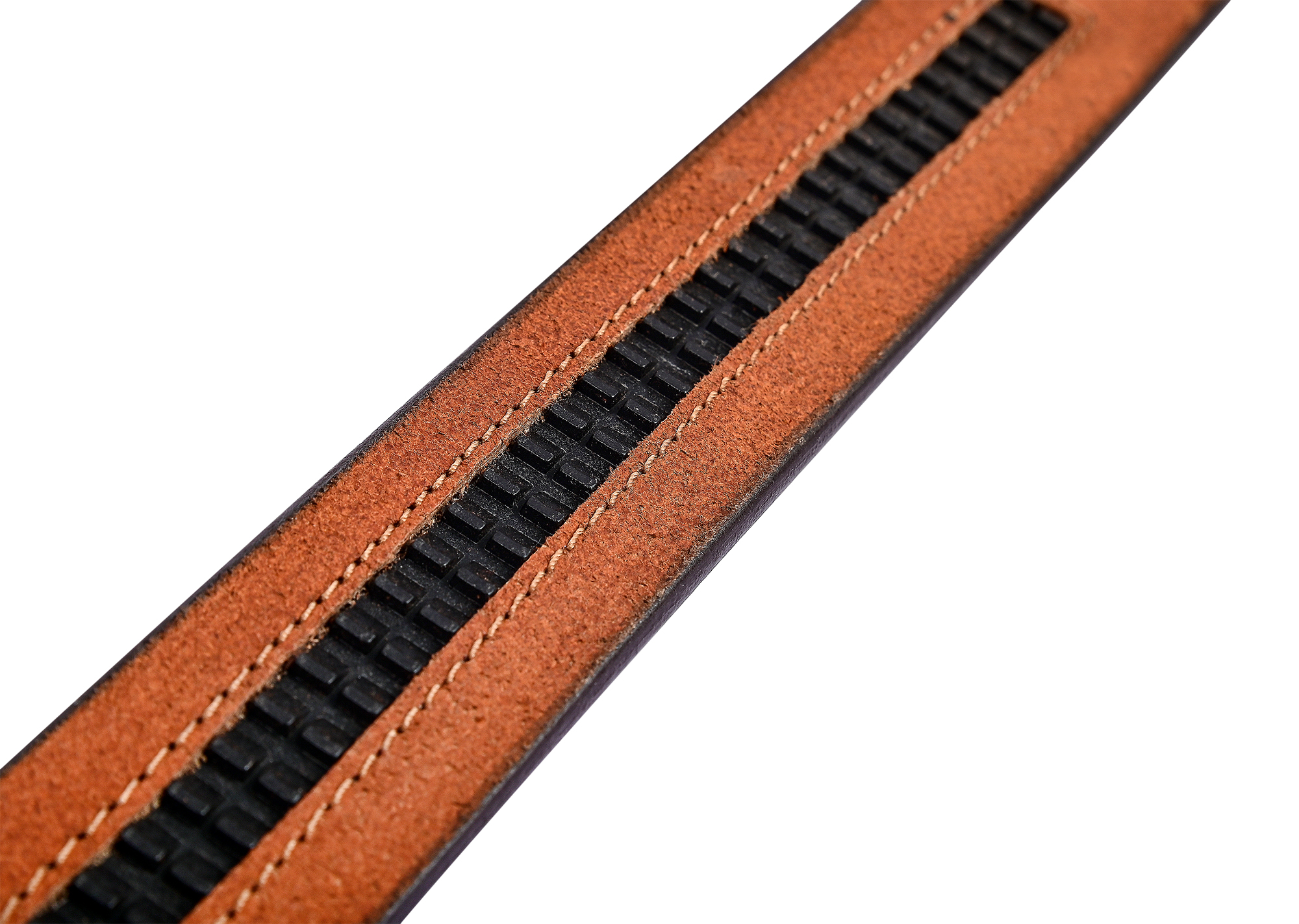 Leonardo Verrelli Echtleder Automatik-Gürtel, max. 100 cm/ 35 mm, braun (tan) - kürzbar