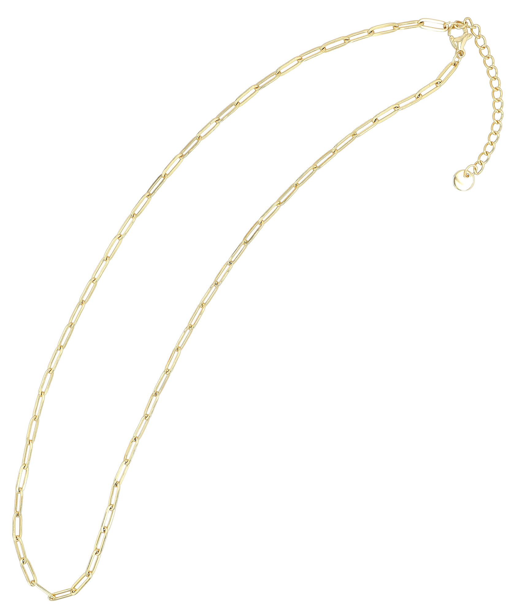 "Kamala" Edelstahl Gliederkette, 45 cm/ 3 mm, goldfarben