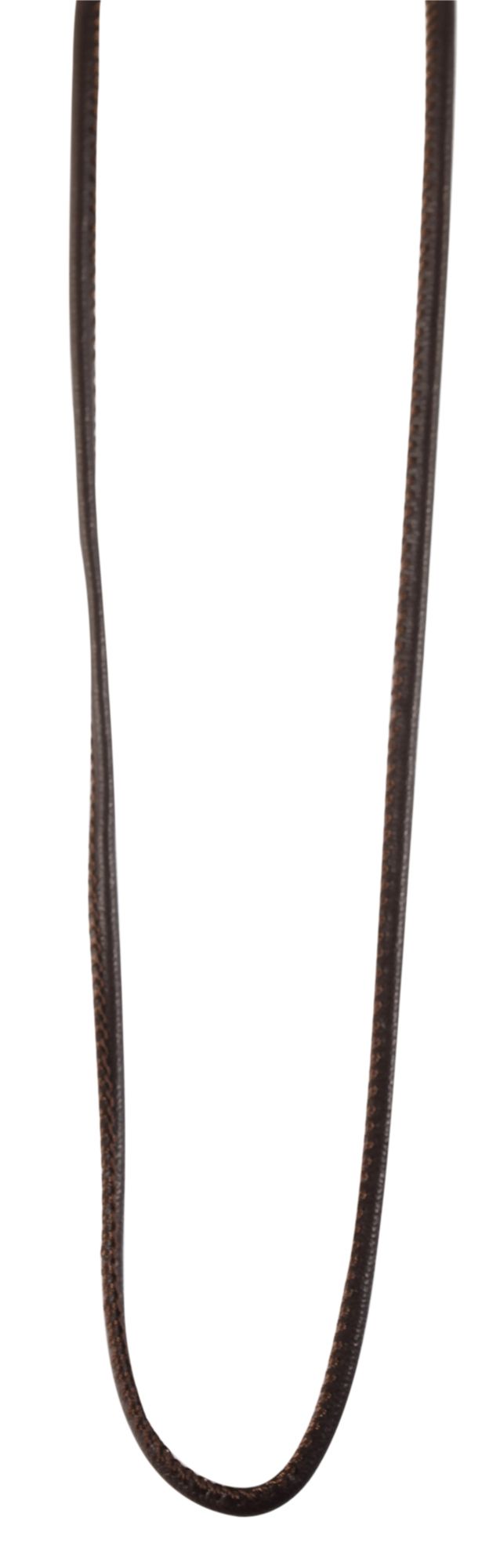 "Brendir" Echtleder Kette, dunkelbraun, Länge 50 + 5 cm