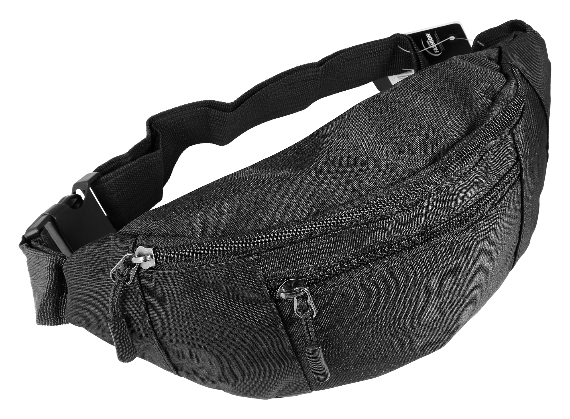 "Luma", Basic Hüfttasche aus Textil, schwarz