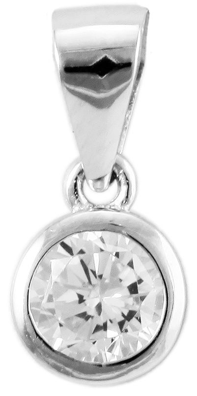 925 Silber Anhänger ohne Kette,  925/, 0,8 gr., rhodiniert