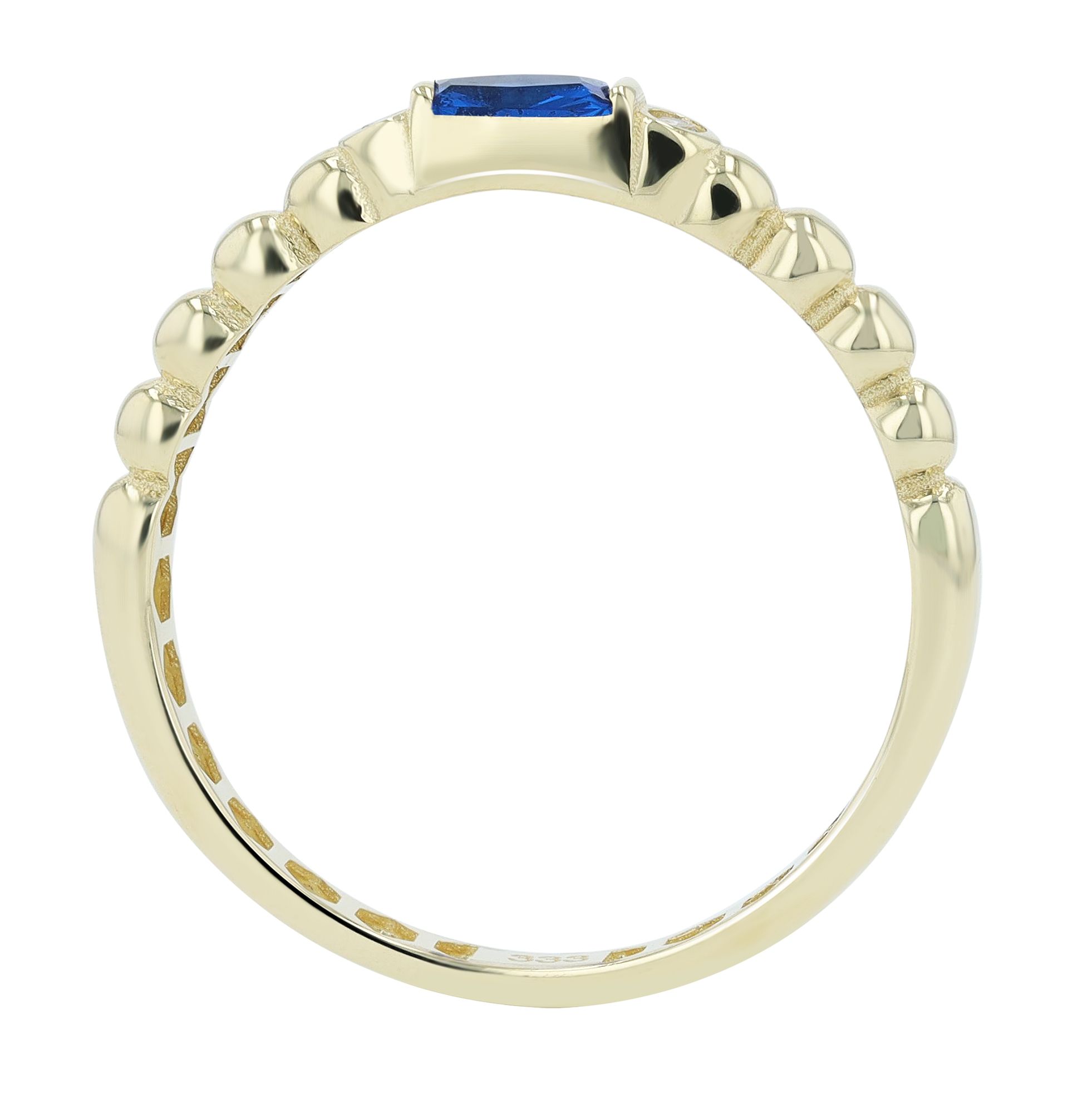 333/- Gold Ring "Petrea" mit Zirkonia, 8 Karat, Goldfarbig, Gr. 52