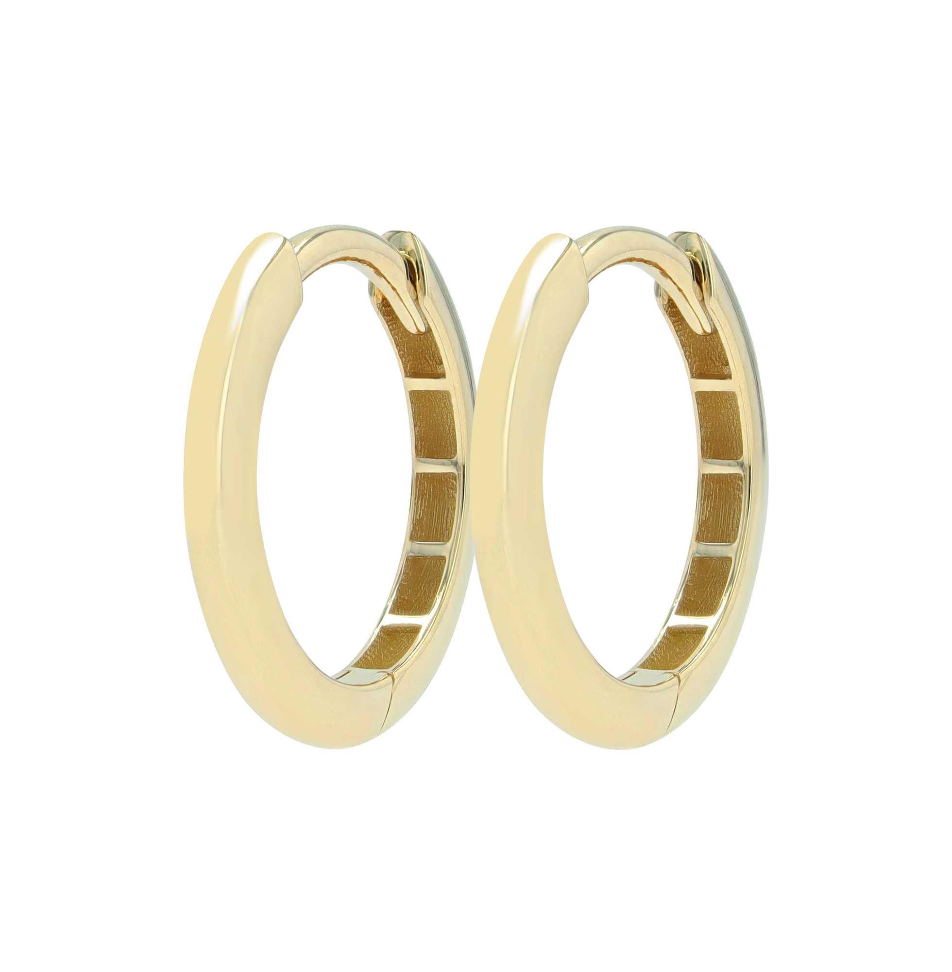 333/- Gold Creolen "Amel" Ø 11 mm, 8 Karat, Gelbgold