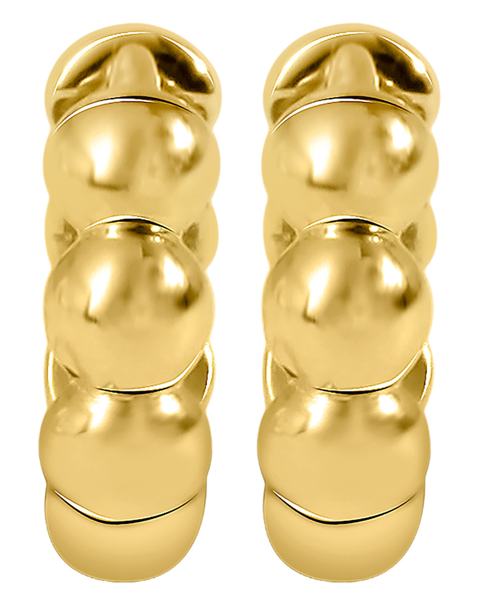 333/- Gold Klapp-Creolen "Jonina", Gelbgold, 8 Karat