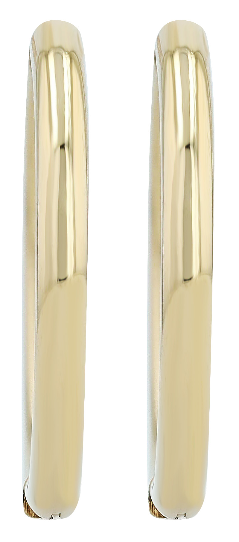 "Amira" Akzent Edelstahl Creolen Ø 20 mm, goldfarben