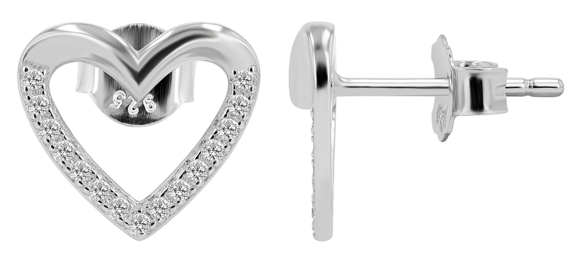 925/- Echt Silber Schmuckset "Aneira" mit Ohrringen und Anhänger