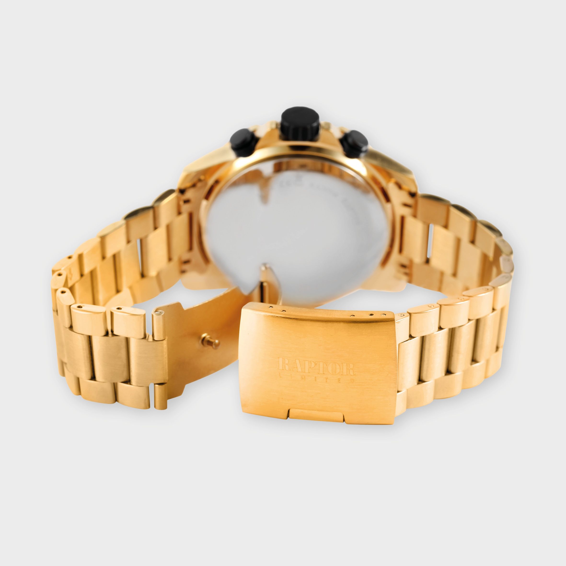 Raptor Limited Chronograph "Kifah", Edelstahlarmband