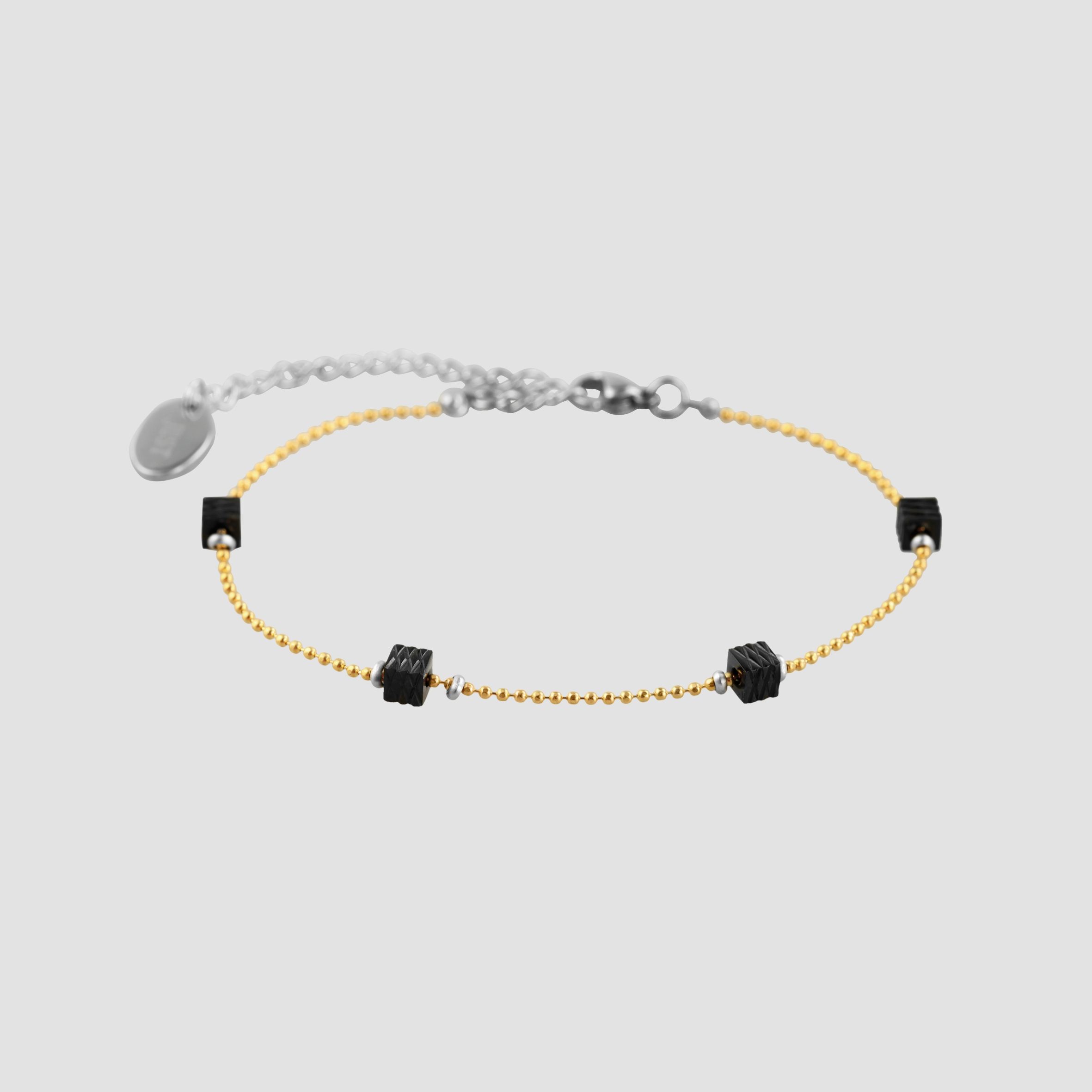 Just Schmuckarmband aus Edelstahl mit IP Gold-Beschichtung l UVP 18,90 €