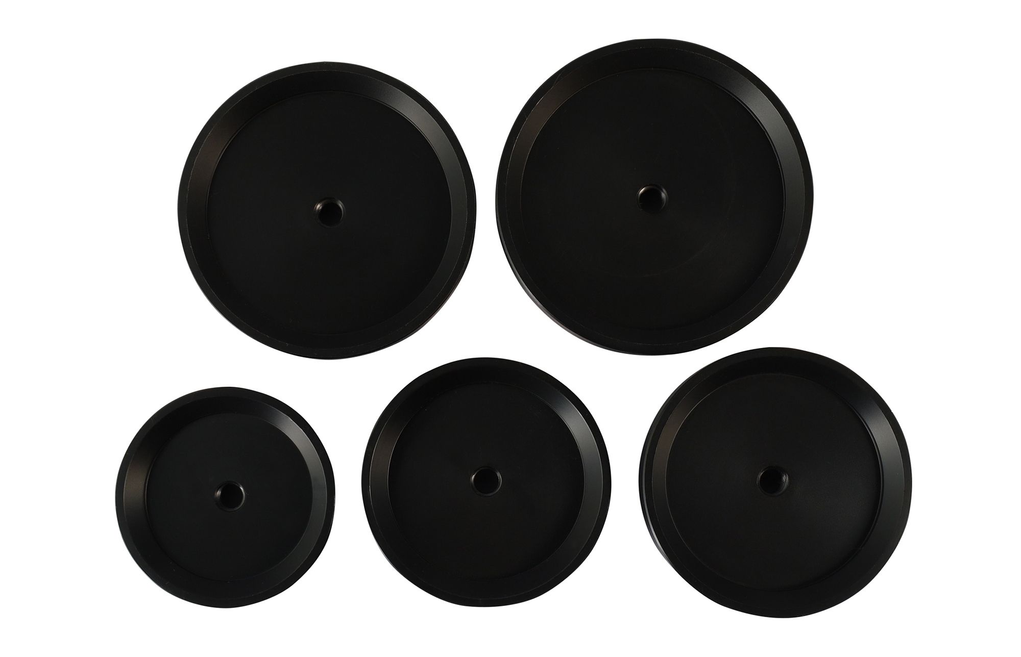Druckstücke für Gehäuseschließer, 5 tlg., Ø 44 - 64 mm, Nr. CH-3037