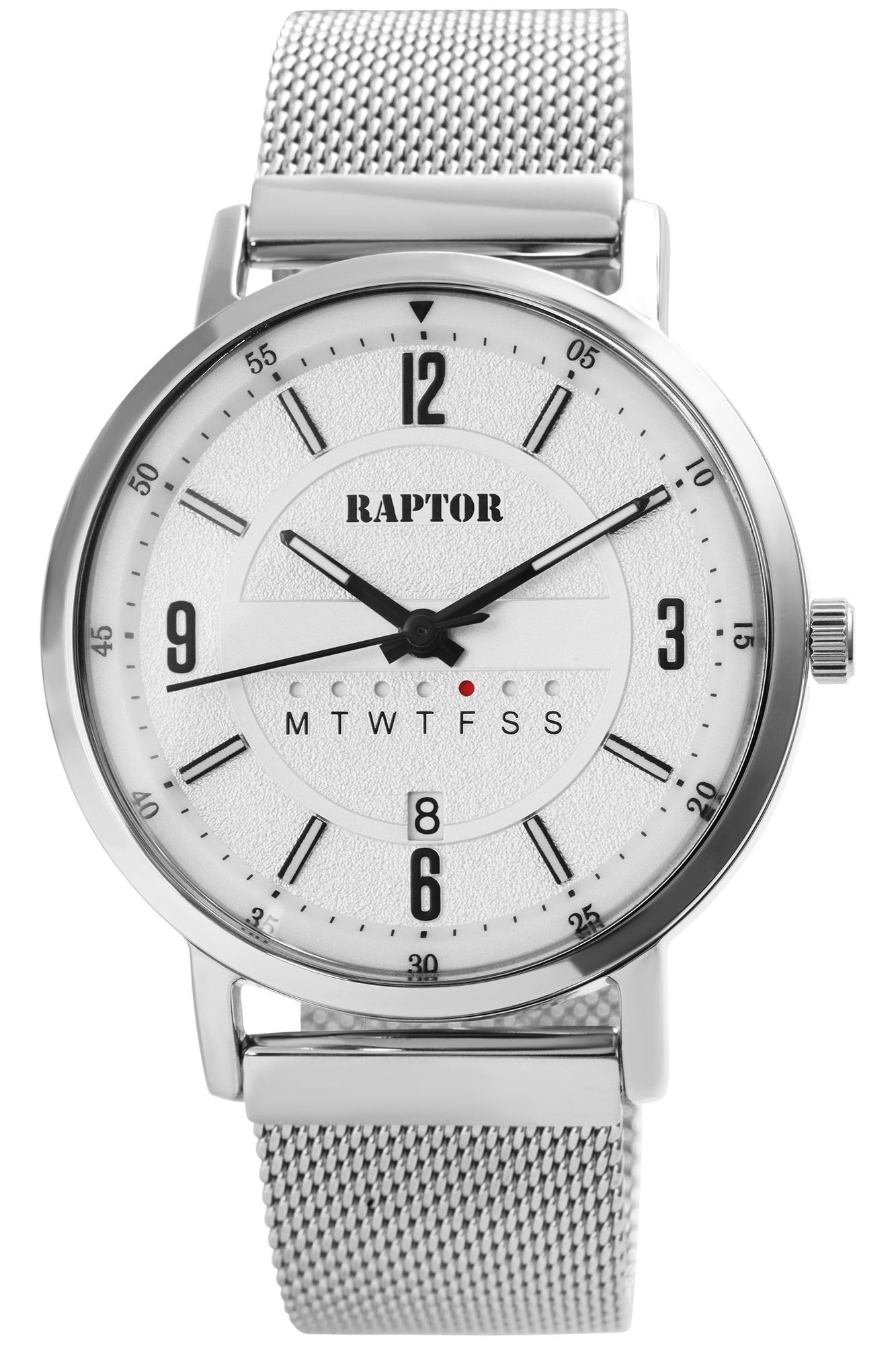 Raptor Herrenuhr "Reganam" mit Edelstahlband