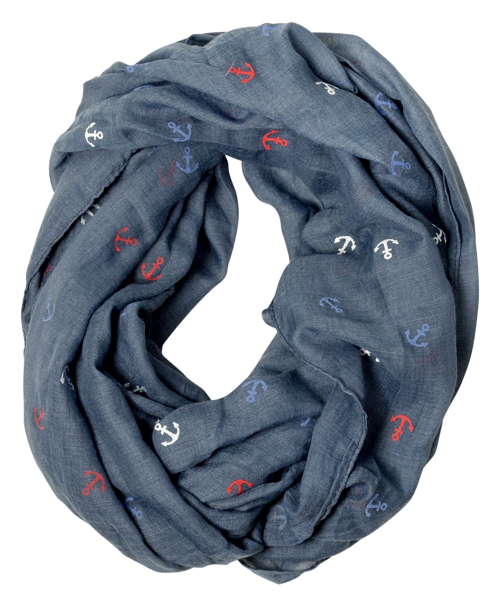 Schalpaket farblich sortiert, Loops, 90 x 70 cm, 100% Polyester, VE 12, maritim