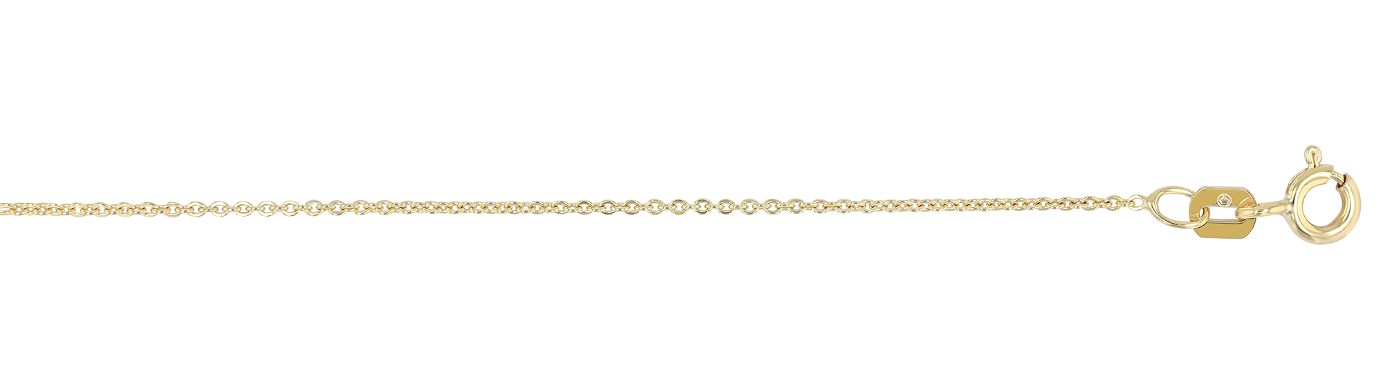 333/- Gold "Lennet" Ankerkette, rund, 8 Karat, Gelbgold, 40 cm / 1,2 mm