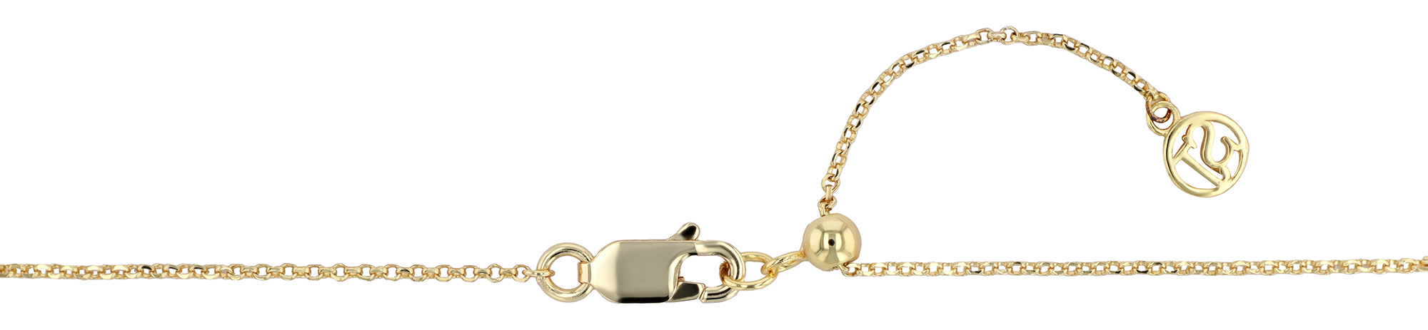Sif Jakobs Jewellery 925/- Echt Silber Kette mit Anhänger "Capizzi Piccolo", vgold., 45 cm (kürzbar)