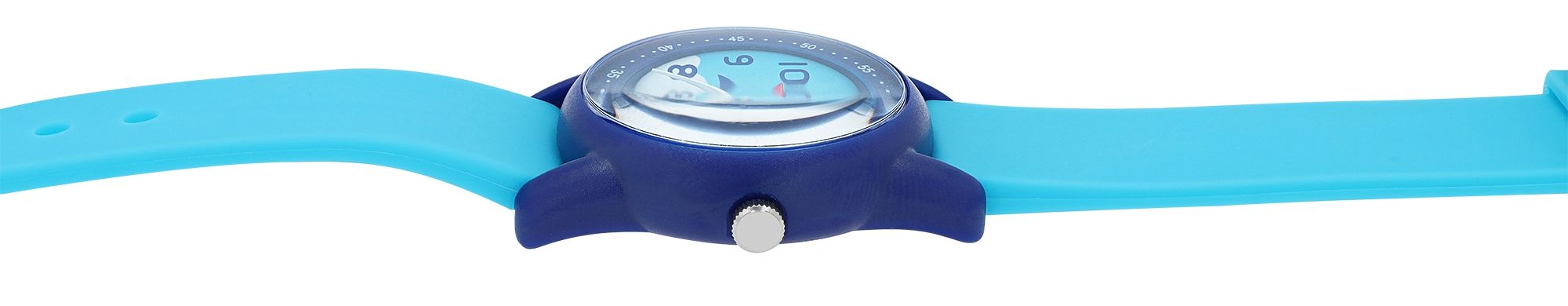 Q&Q Kinderuhr "Rakete", Band aus Resin, 10 ATM