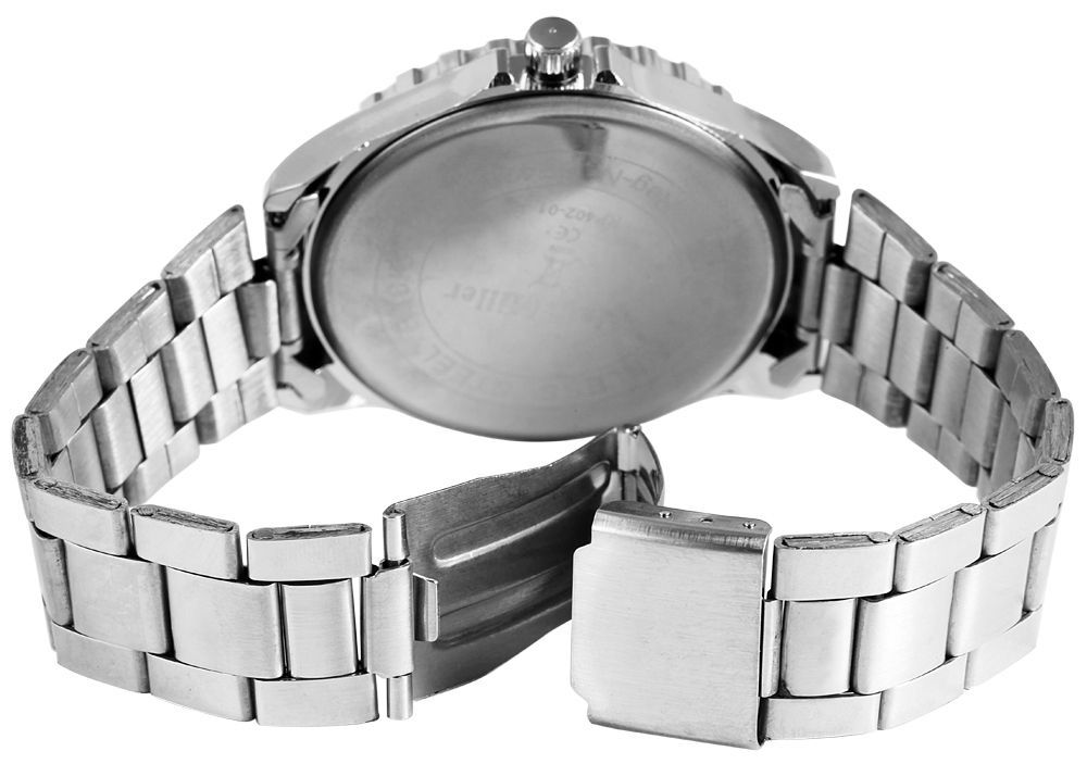 Alain Miller Herrenuhr mit Edelstahlarmband