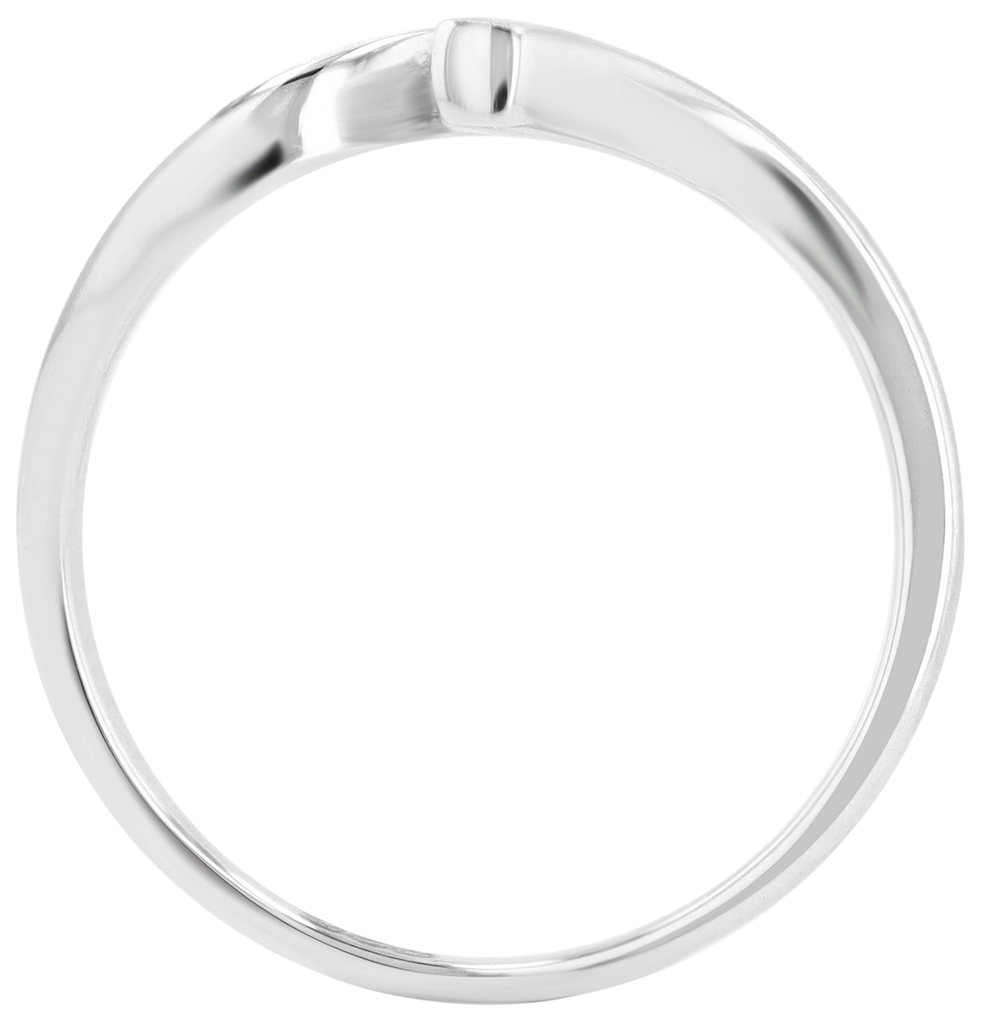 "Thea" 925/- Echt Silber Ring, Zirkon, rhodiniert, Gr. 52