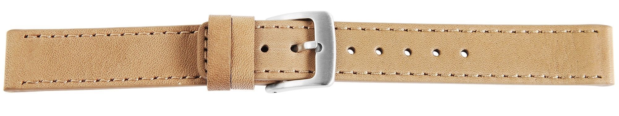 Echt Lederband, 16 mm, taupe