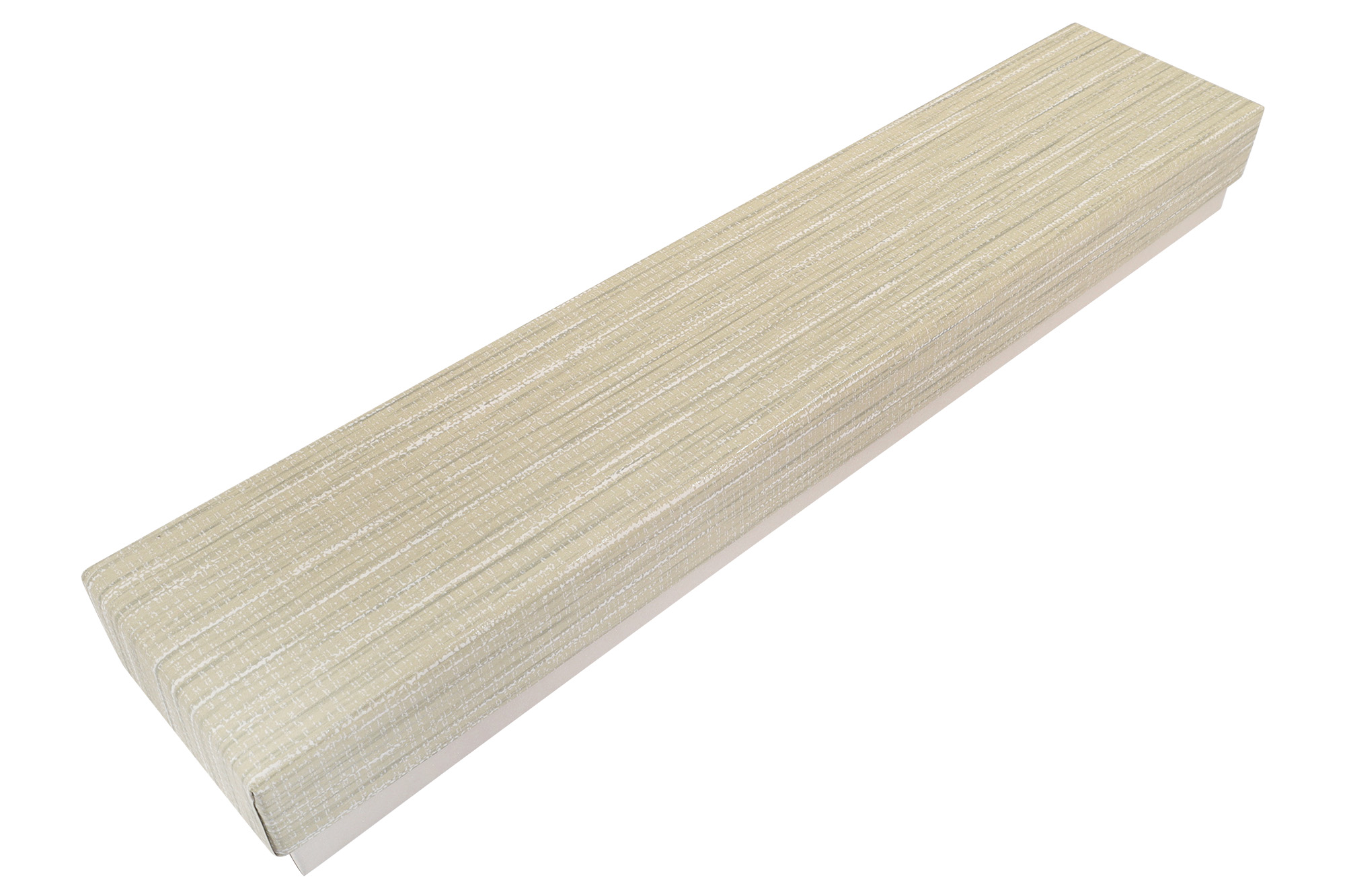 Papp Schmuckboxen, taupe, VE12, 4,5 x 21,5 cm