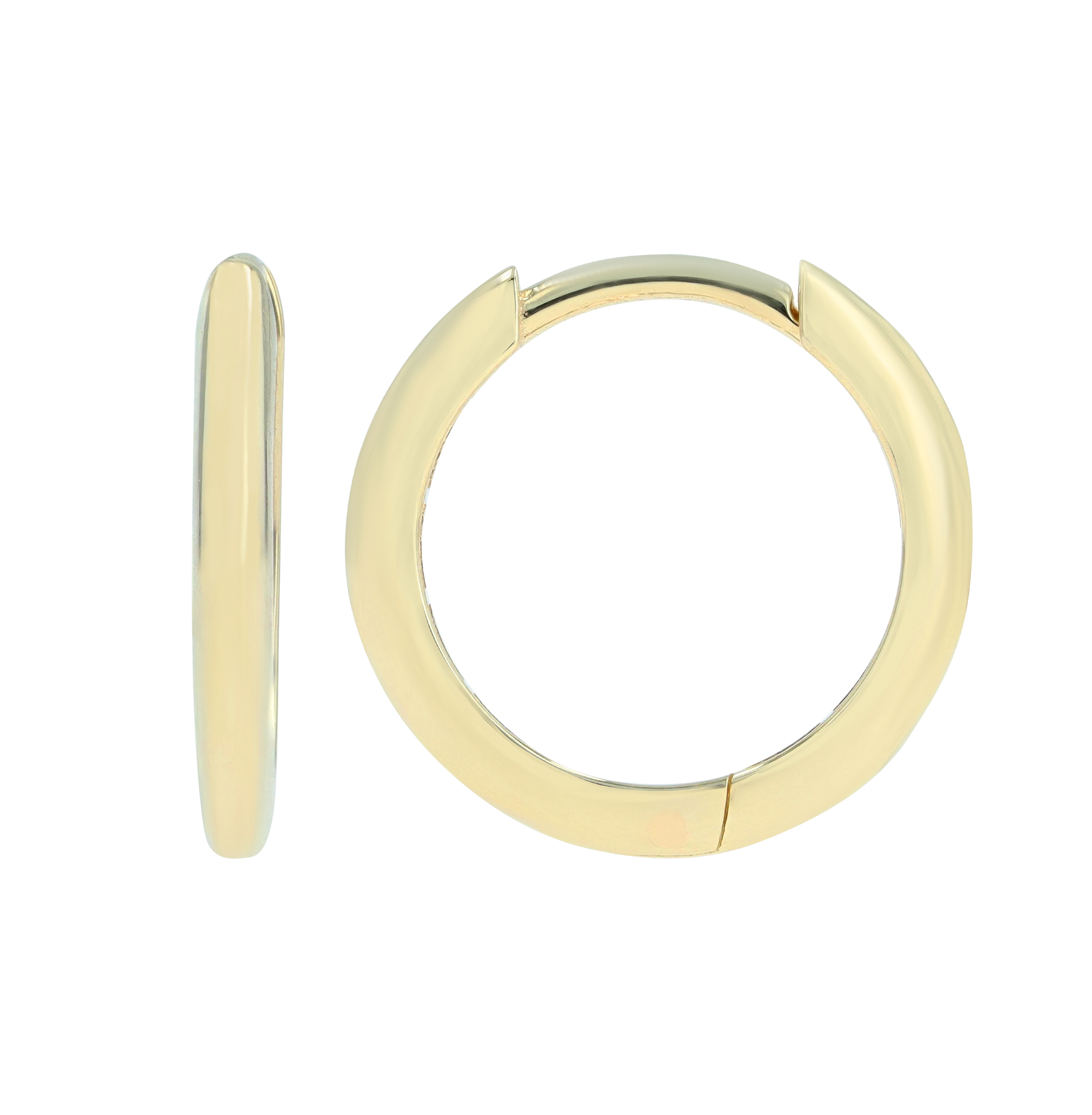 333/- Gold Creolen "Amel" Ø 11 mm, 8 Karat, Gelbgold