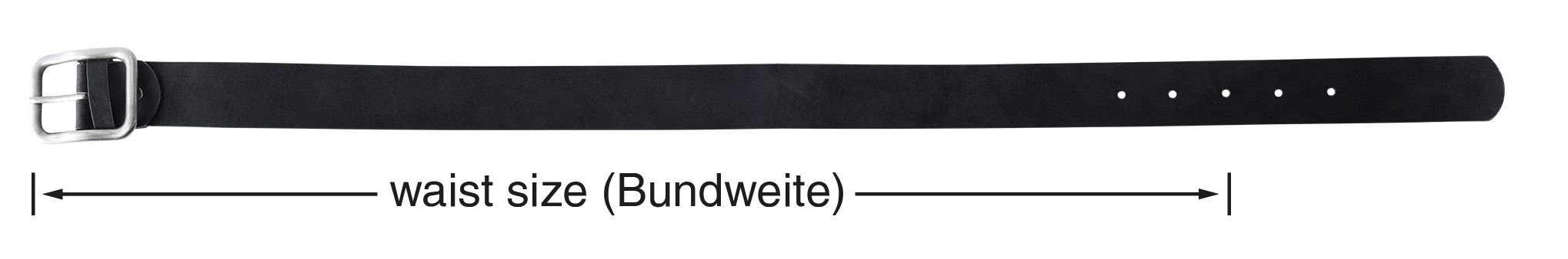 Gürtel aus Oberseite Lederimitat und Unterseite Echt Leder, VE 12, 1x Gr. 90 cm, 3x Gr. 100 cm, 4x 110 cm, 4x 120 cm, schwarz
