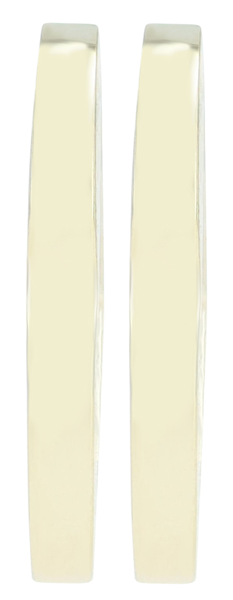 333/- Gold Creolen "Mine" Herz-form, 8 Karat, Gelbgold