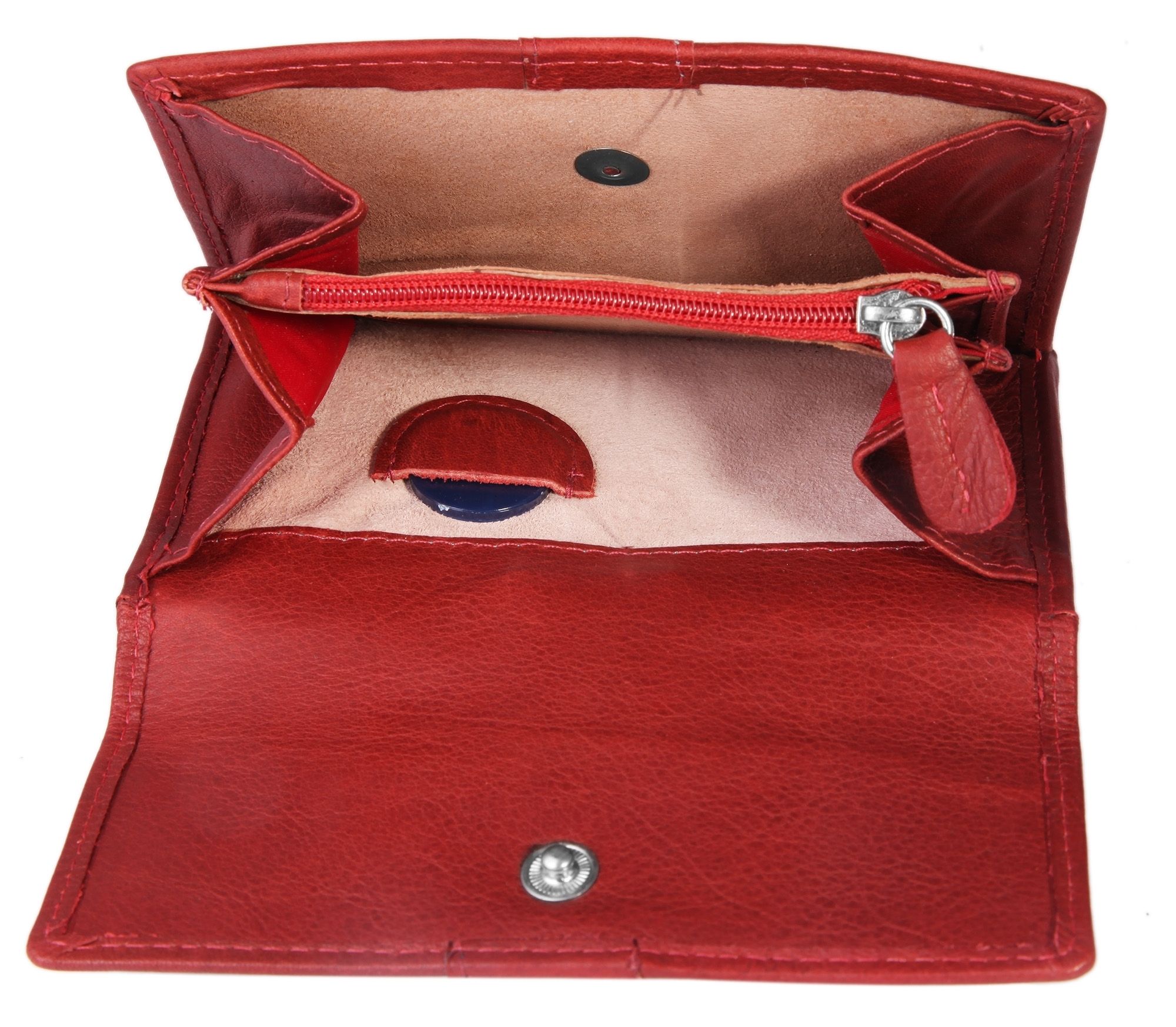 Leonardo Verrelli Geldbörse in rot, RFID Safe