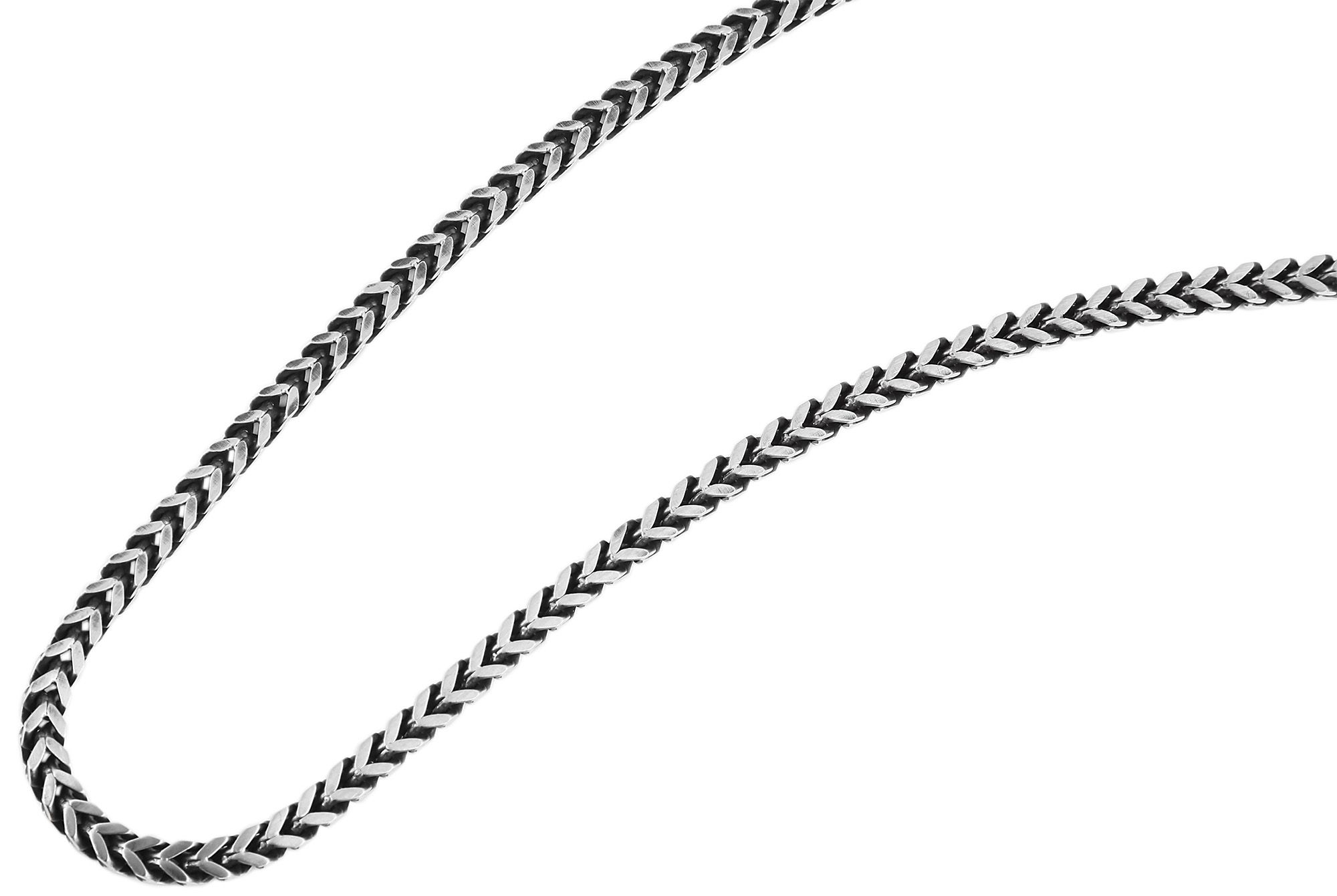 Akzent Edelstahl Unisex Panzerkette, Stärke: 4 mm, Länge 43cm