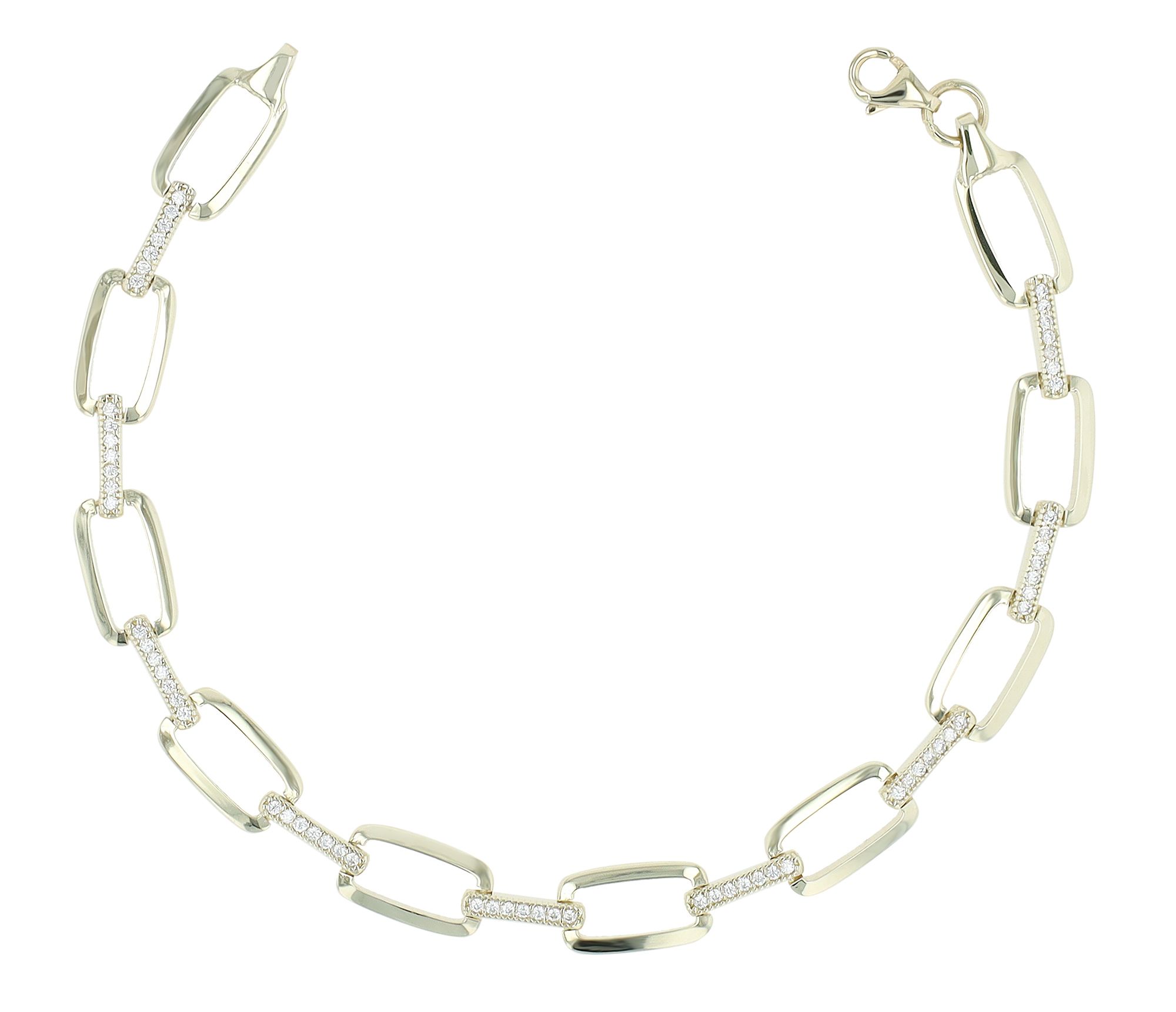 333/- Gold "Adelia" Armband mit Zirkonia, 8 Karat, Gelbgold