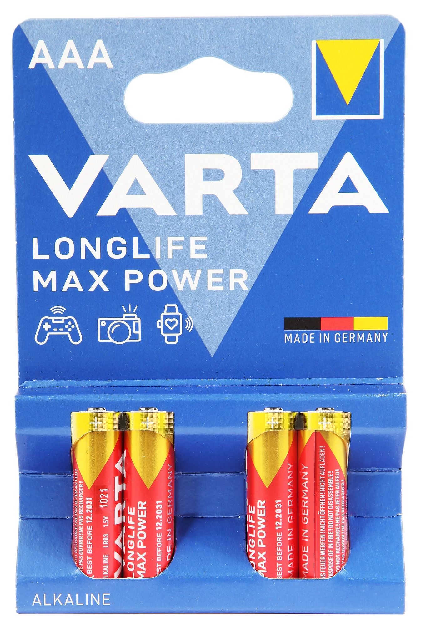 VARTA Max Tech AAA, 4er Blister