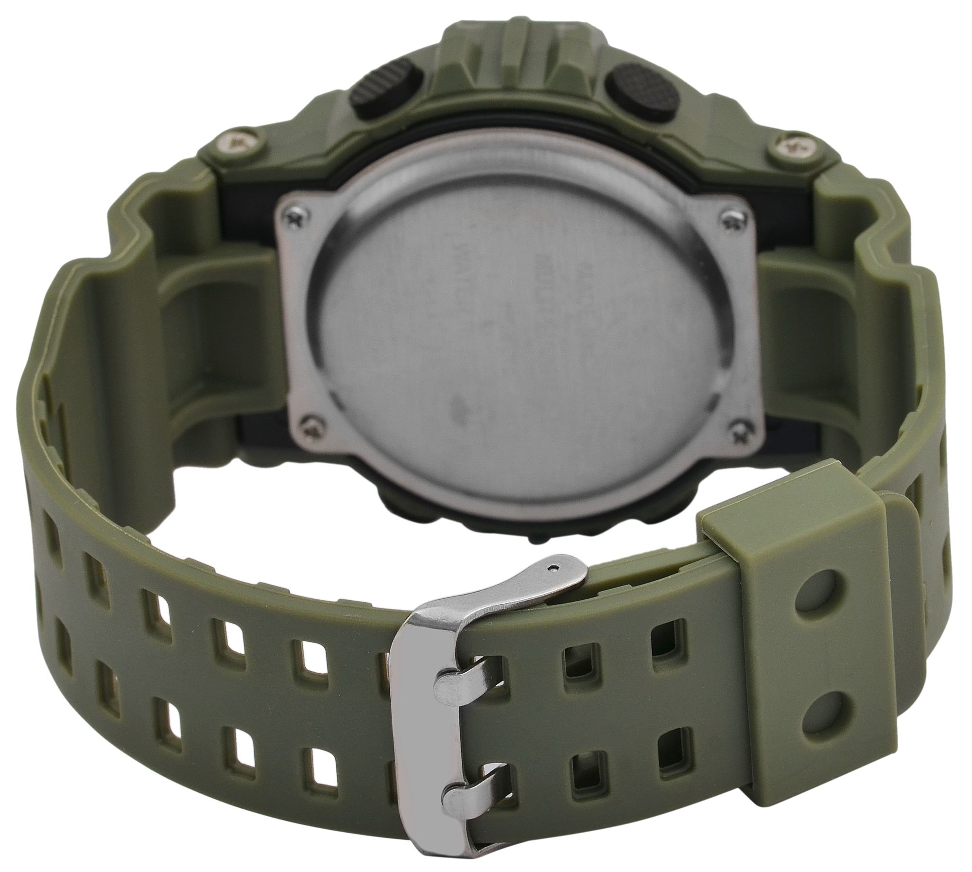 XINJIA Digitaluhr mit Silikonarmband, grün