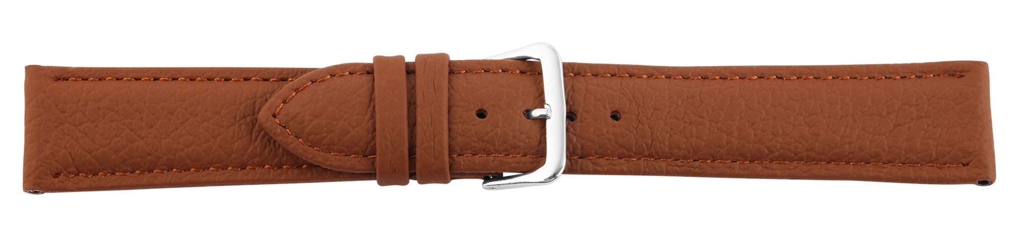 Echtleder-Uhrenarmband, braun, VE 10, 24 mm