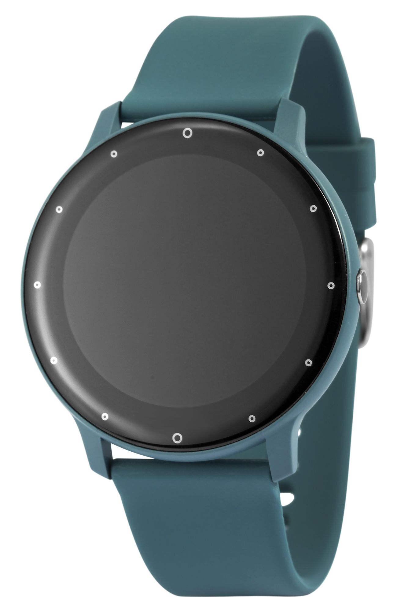 TimeTech Smartwatch mit Silikonarmband, blau